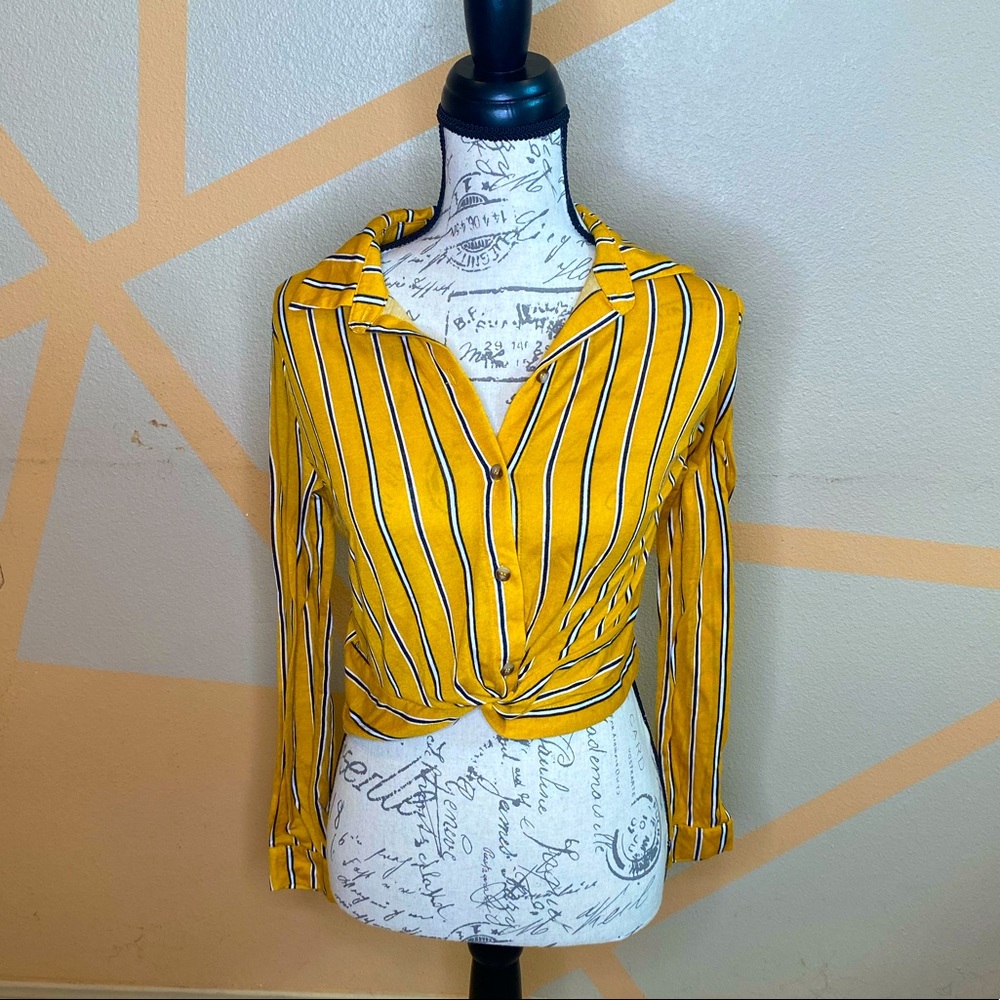 Polly & Esther Long sleeve Crop top